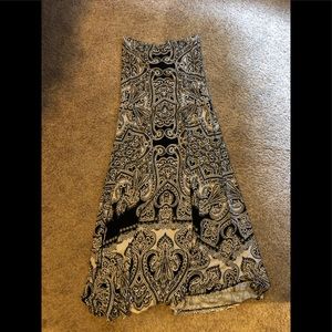 Skirt or strapless dress